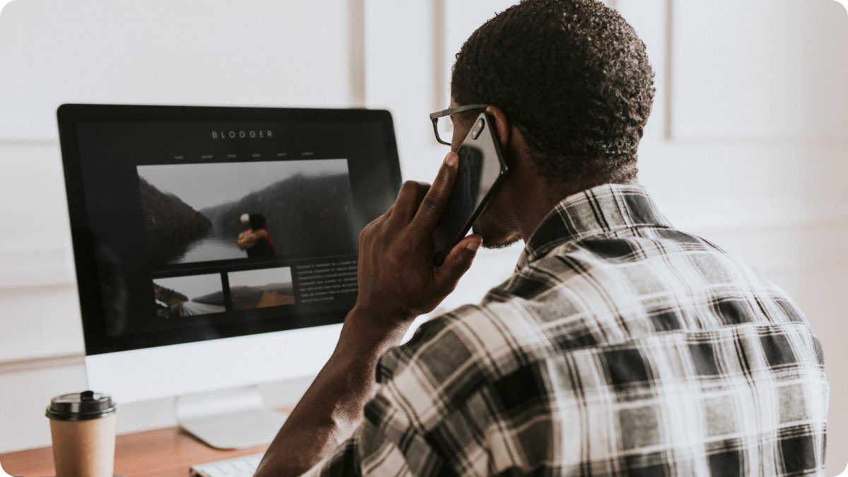 Young male editor uses Premiere Pro to create video content