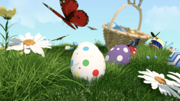 customizable easter video